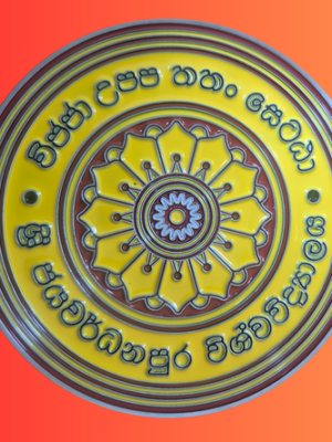 University Badge 3D Metal Car Sticker – Premium Quality